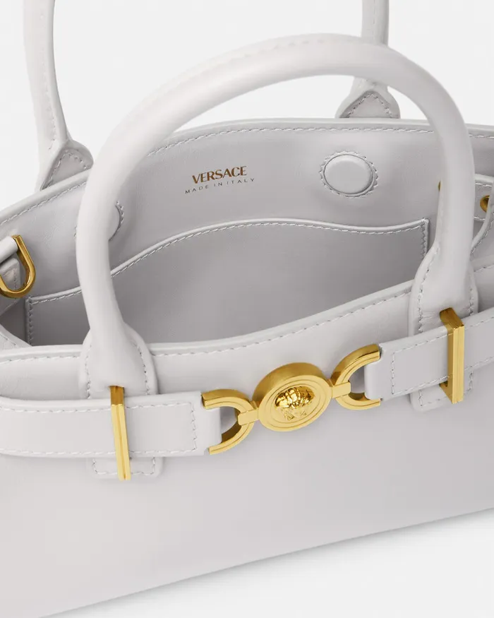 Versace Totes Women Medusa 03995 Small Tote Bag Gray