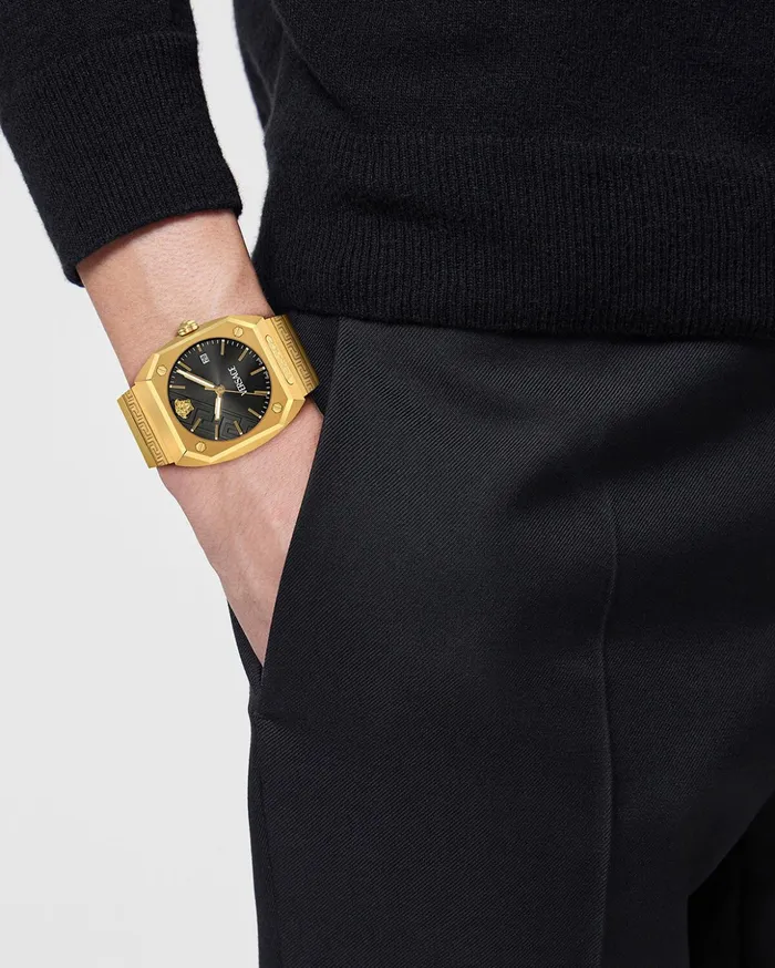 Versace Watches Men Antares Watch Blackgold