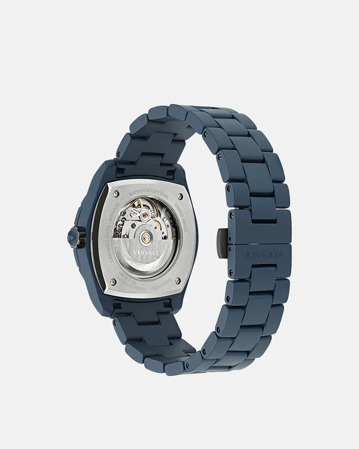 Versace Watches Men Dv One Automatic Watch Blue