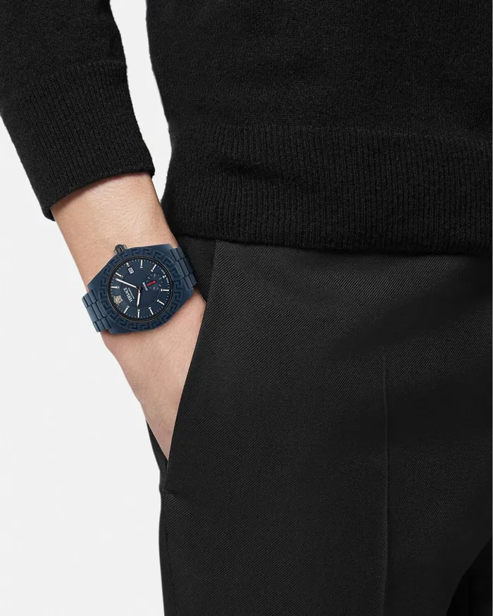Versace Watches Men Dv One Automatic Watch Blue