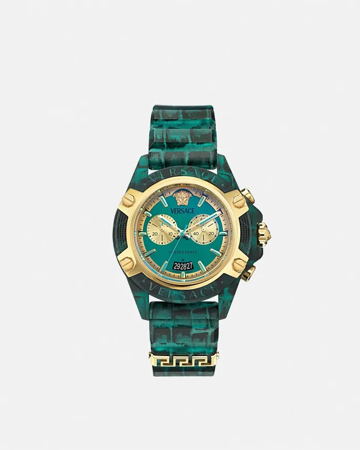 Versace Watches WomenMen Icon Active Watch Greengold