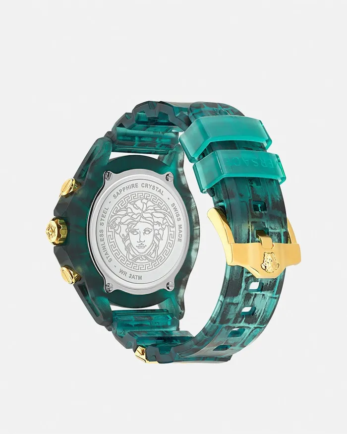 Versace Watches WomenMen Icon Active Watch Greengold