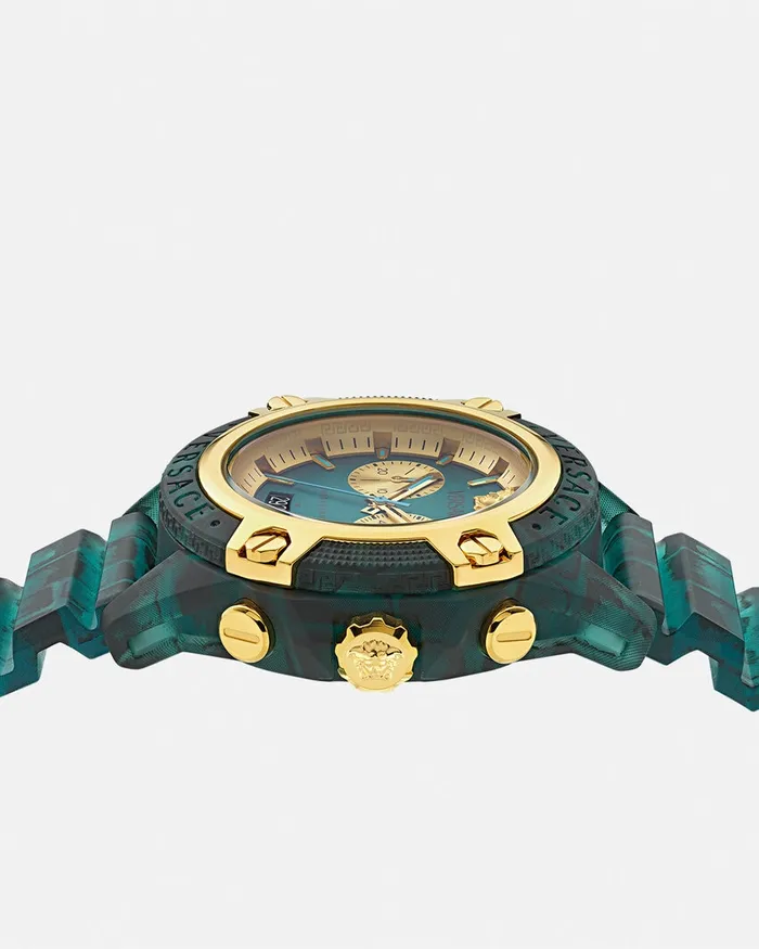 Versace Watches WomenMen Icon Active Watch Greengold