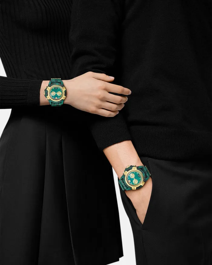 Versace Watches WomenMen Icon Active Watch Greengold