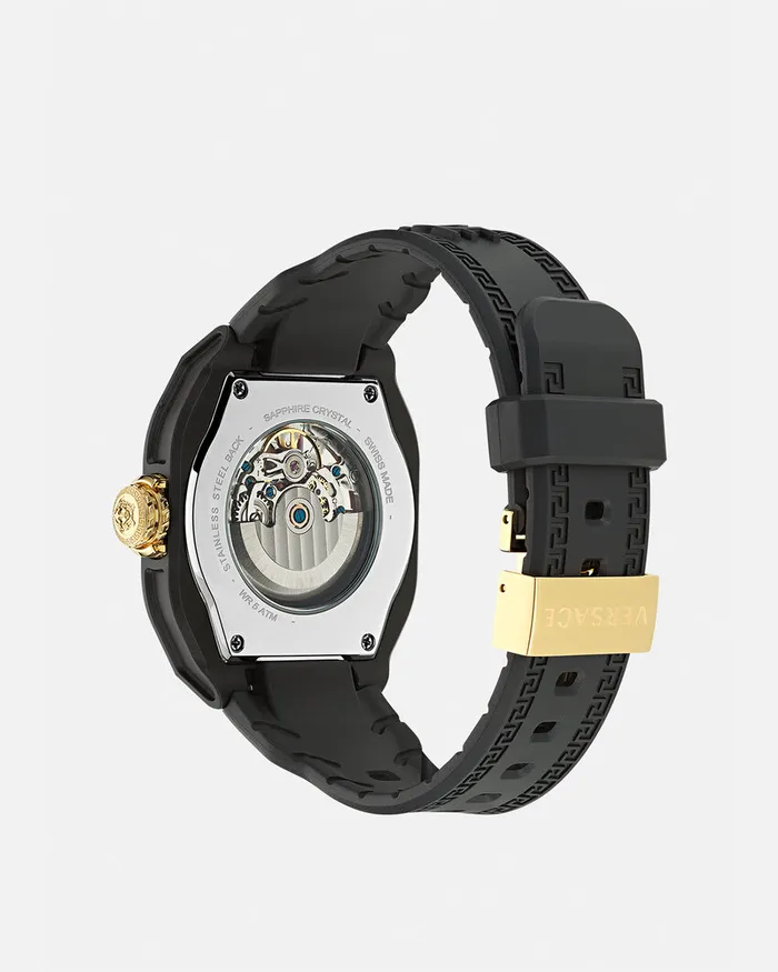 Versace Watches WomenMen VLegend Skeleton Watch Black