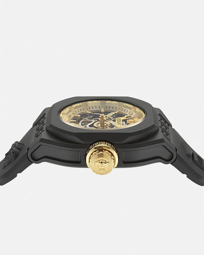 Versace Watches WomenMen VLegend Skeleton Watch Black