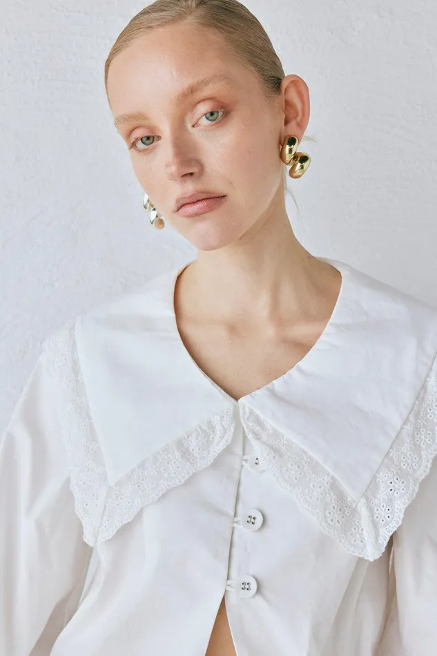 VRG GRL Mae Blouse White Women Shirts VRG GRL Mae Blouse White Women Shirts
