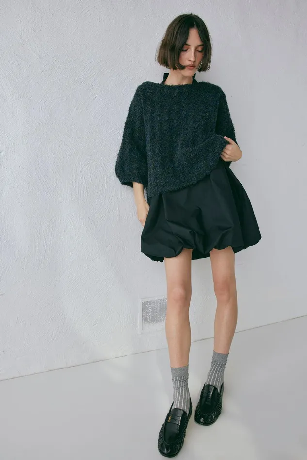 VRG GRL Mina Knit Jumper Marle Women JumpersSweaters