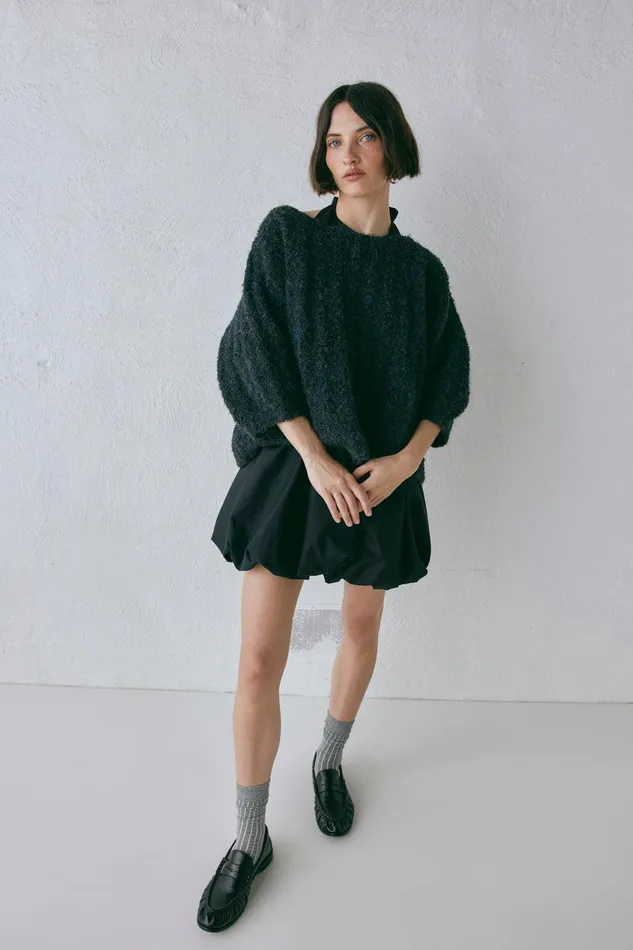 VRG GRL Mina Knit Jumper Marle Women JumpersSweaters
