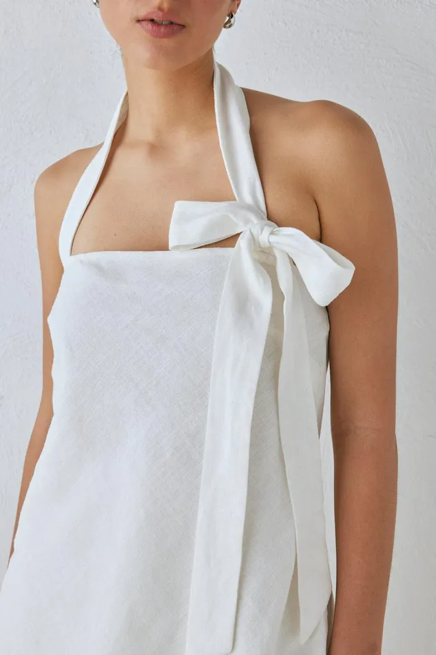 VRG GRL Nava Top White Women Sleeveless VRG GRL Nava Top White Women Sleeveless