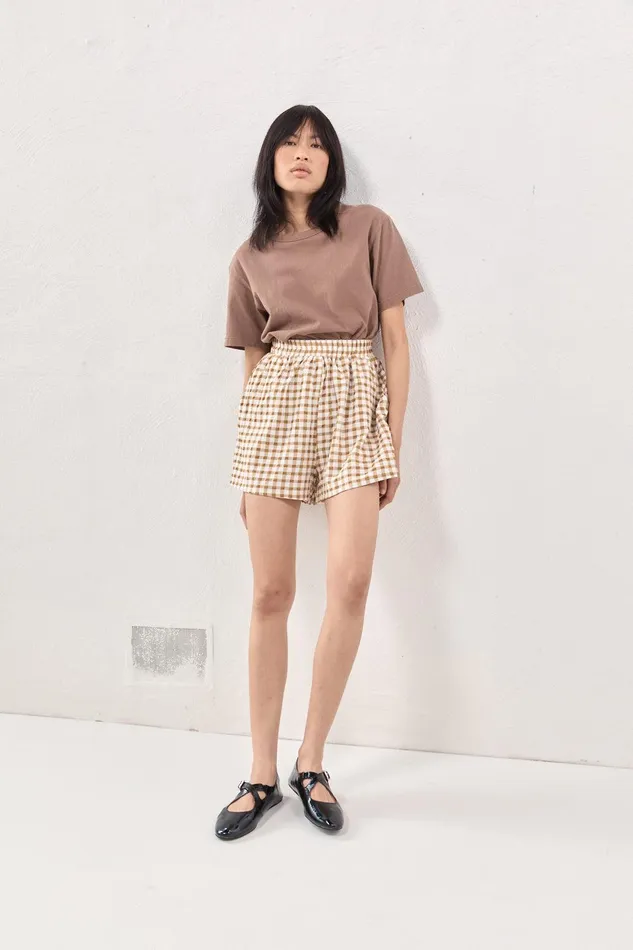 VRG GRL The Sea and I Shorts Honey Women Shorts VRG GRL The Sea and I Shorts Honey Women Shorts