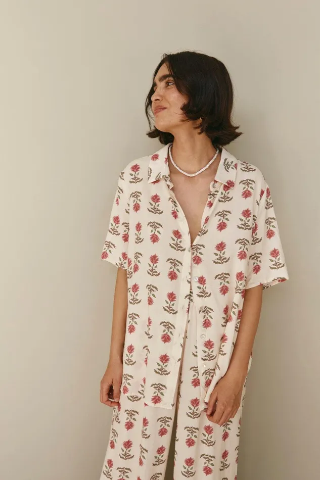 VRG GRL Zima Shirt Boheme Women Short Sleeve
