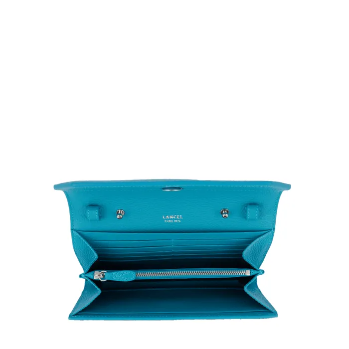 Wallet Chain Ocean Blue Women Lancel Clutch