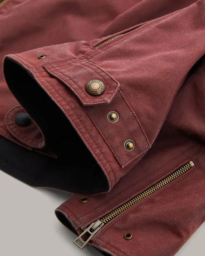 Waxed Jackets Men Belstaff Ariel Motorcycle Jacket Racing Red Waxed Jackets Men Belstaff Ariel Motorcycle Jacket Racing Red