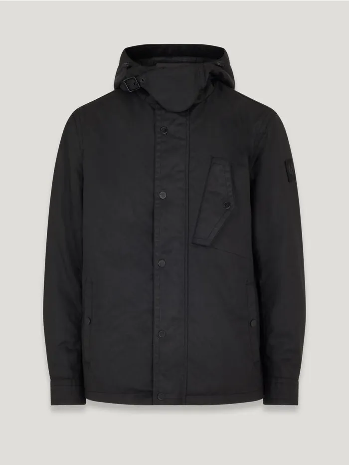 Waxed Jackets Men Belstaff Router Jacket Black