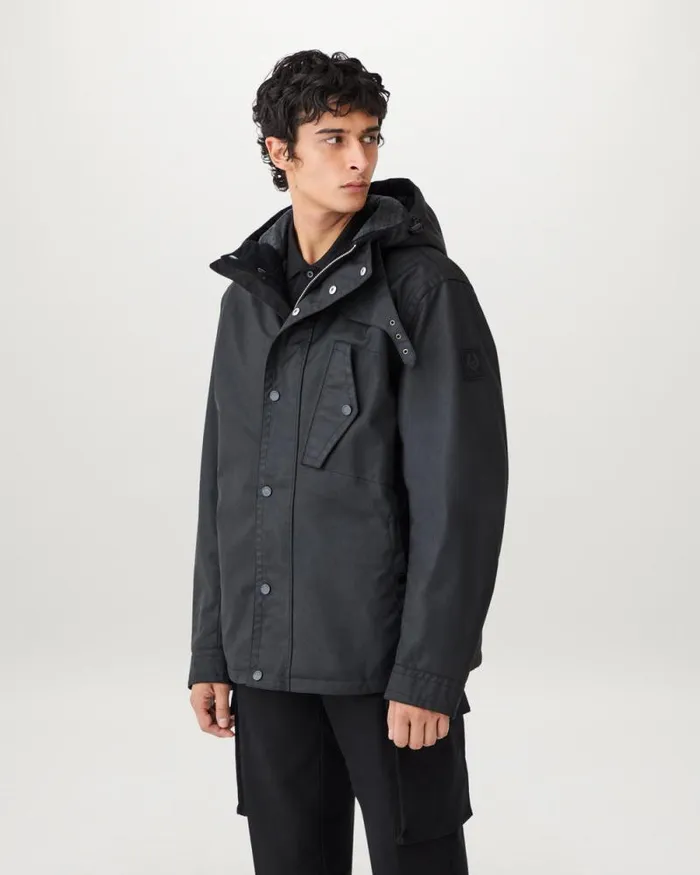 Waxed Jackets Men Belstaff Router Jacket Black Waxed Jackets Men Belstaff Router Jacket Black