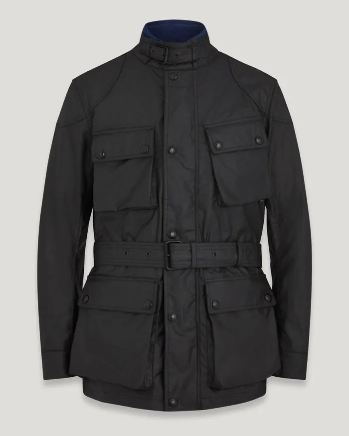 Waxed Jackets Men Belstaff Trialmaster 75 Edition Black