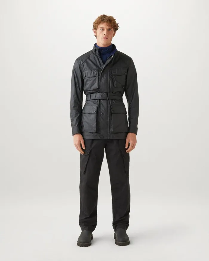 Waxed Jackets Men Belstaff Trialmaster 75 Edition Black Waxed Jackets Men Belstaff Trialmaster 75 Edition Black