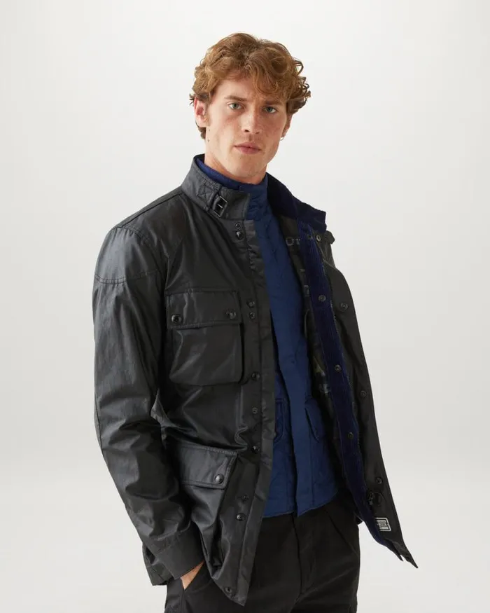 Waxed Jackets Men Belstaff Trialmaster 75 Edition Black Waxed Jackets Men Belstaff Trialmaster 75 Edition Black