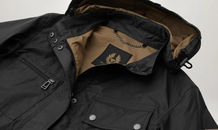 Waxed Jackets Women Belstaff Centenary Parka Black British Khaki Waxed Jackets Women Belstaff Centenary Parka Black British Khaki