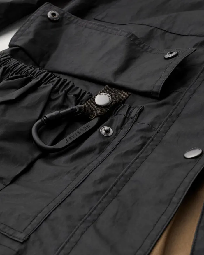 Waxed Jackets Women Belstaff Centenary Parka Black British Khaki Waxed Jackets Women Belstaff Centenary Parka Black British Khaki