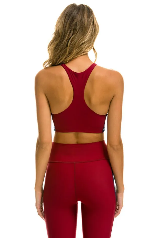 Women Activewear Aviator Nation COLOR BLOCK RACER SPORTS BRA 8211 BLAZER Women Activewear Aviator Nation COLOR BLOCK RACER SPORTS BRA 8211 BLAZER