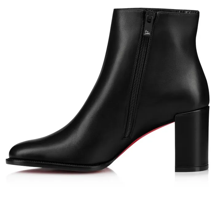 Women Adoxa 70 Mm Low Boots 8211 Calf Leather 8211 Black Christian Louboutin Boots