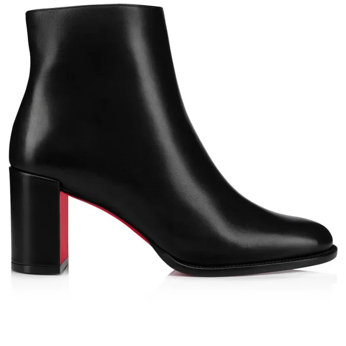 Women Adoxa 70 Mm Low Boots 8211 Calf Leather 8211 Black Christian Louboutin Boots