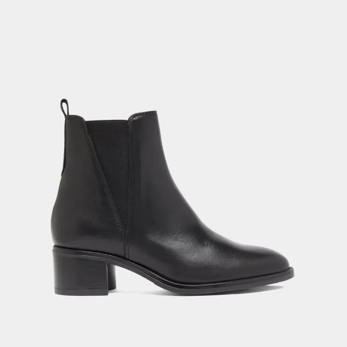 Women Ankle Boots With Triangular Elastic Bands Black JONAK Ankle Boots Lowboots