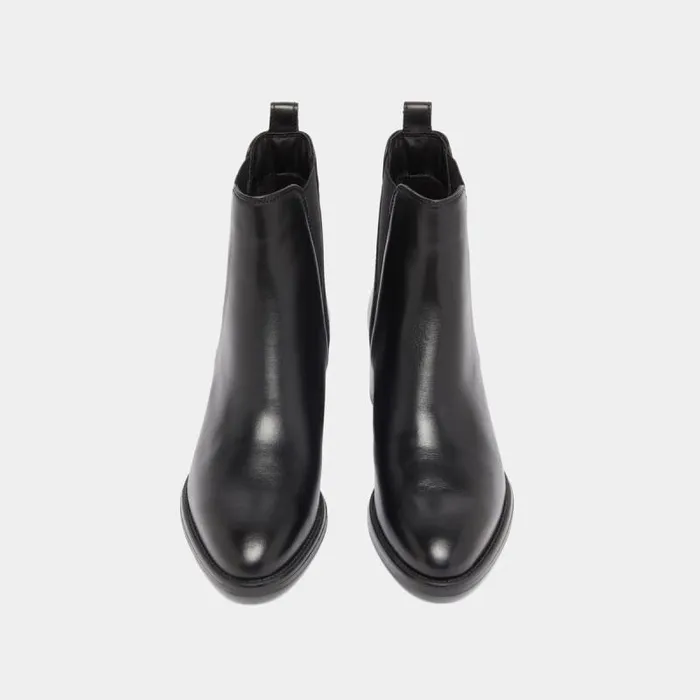 Women Ankle Boots With Triangular Elastic Bands Black JONAK Ankle Boots Lowboots