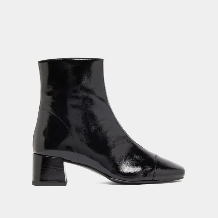 Women Ankle Boots With Zips Black JONAK Ankle Boots Lowboots