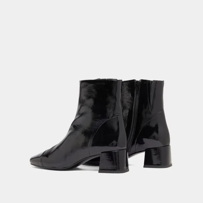 Women Ankle Boots With Zips Black JONAK Ankle Boots Lowboots
