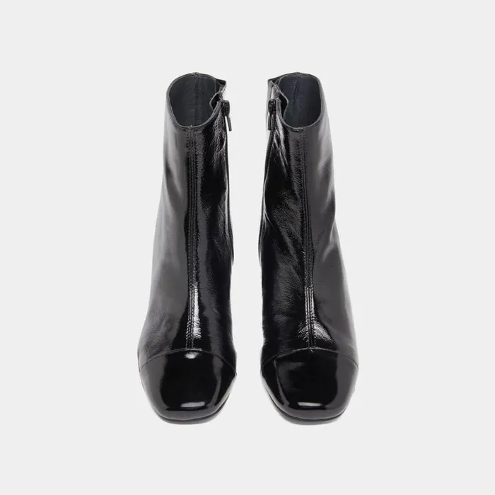 Women Ankle Boots With Zips Black JONAK Ankle Boots Lowboots