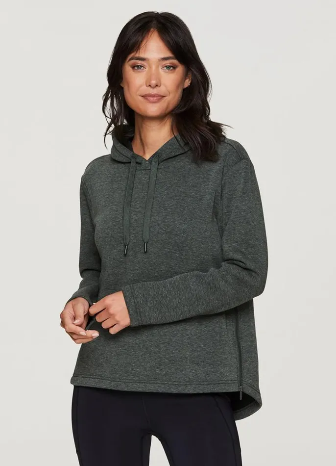 Women Ashland Fleece Zip Sweatshirt Dark Green RBX Active Sweatshirts