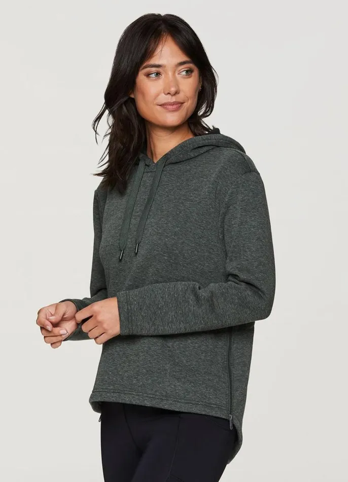 Women Ashland Fleece Zip Sweatshirt Dark Green RBX Active Sweatshirts