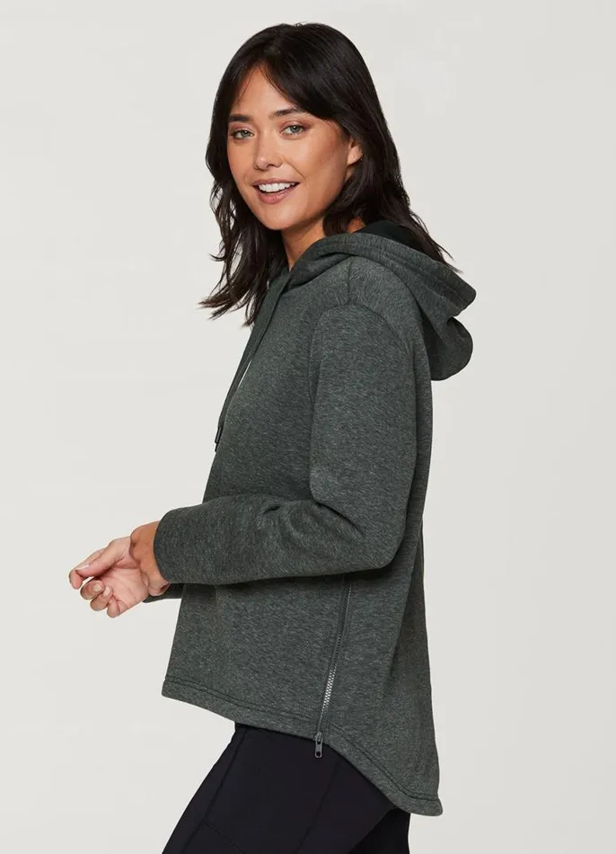 Women Ashland Fleece Zip Sweatshirt Dark Green RBX Active Sweatshirts