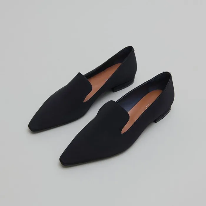 Women Ballet Flats With Loafers Straps Black JONAK Ballet Flats
