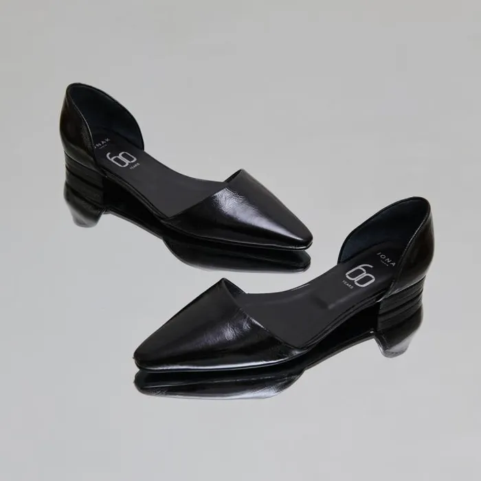 Women Ballet Flats With Pointed Toes Black JONAK 60 Years