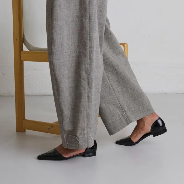 Women Ballet Flats With Pointed Toes Black JONAK 60 Years
