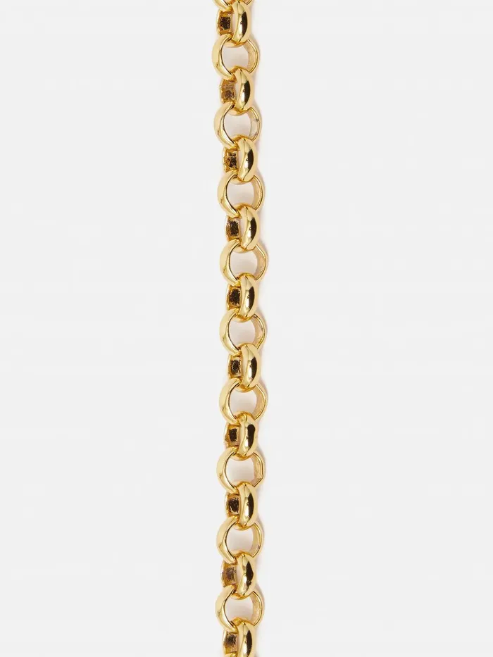 Women Belcher Chain Bracelet Gold Jigsaw Jewellery