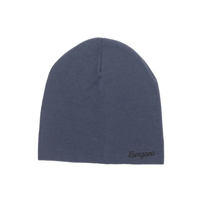Women Bergans Of Norway Beanies And Caps Allround Mid Warm Merino Beanie Granite Blue