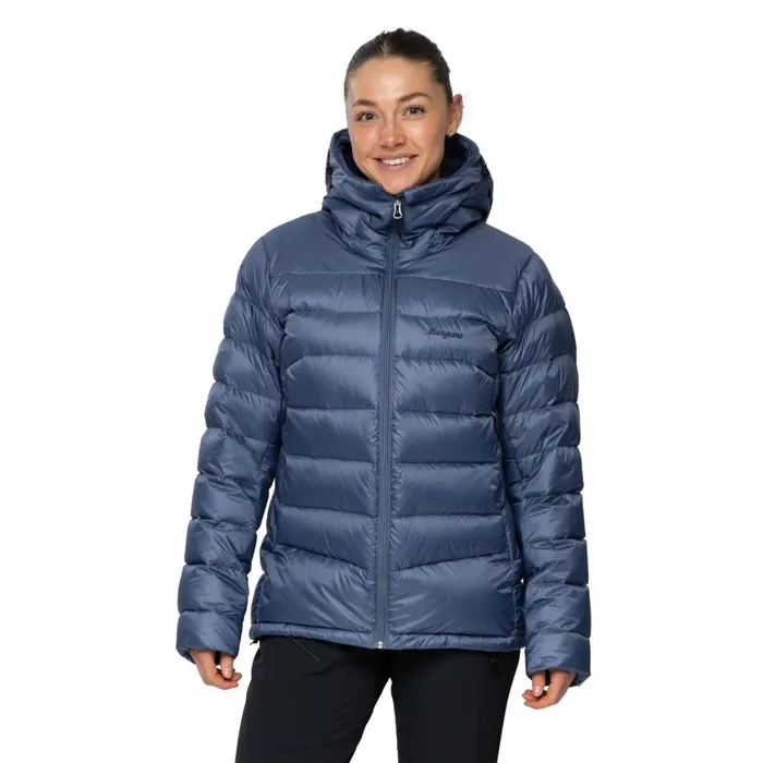 Women Bergans Of Norway Down Jackets Vaagaa Allround Down Jacket Granite Blue