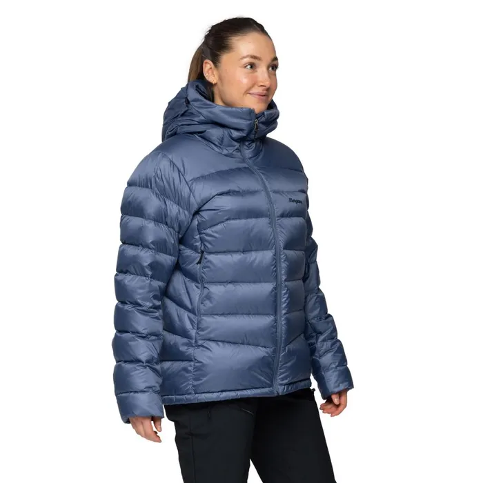 Women Bergans Of Norway Down Jackets Vaagaa Allround Down Jacket Granite Blue