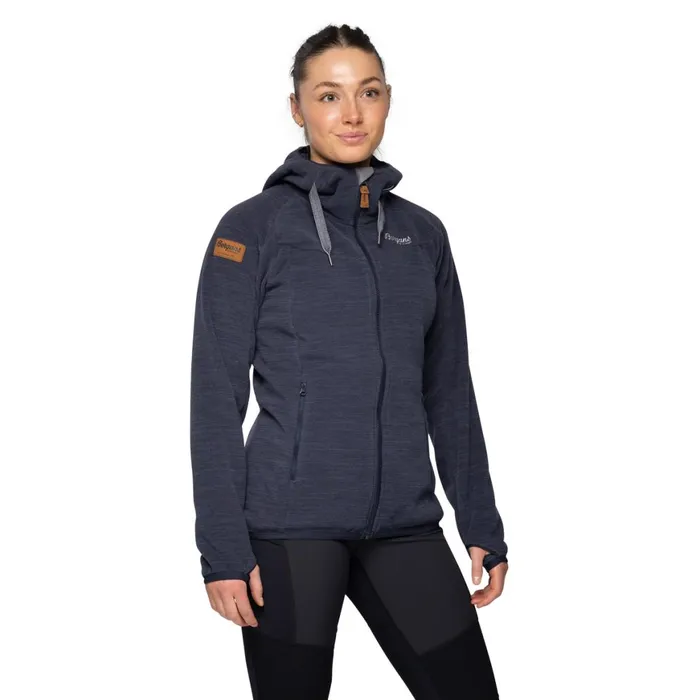 Women Bergans Of Norway Fleece Hareid Fleece W Jacket Dark Navy
