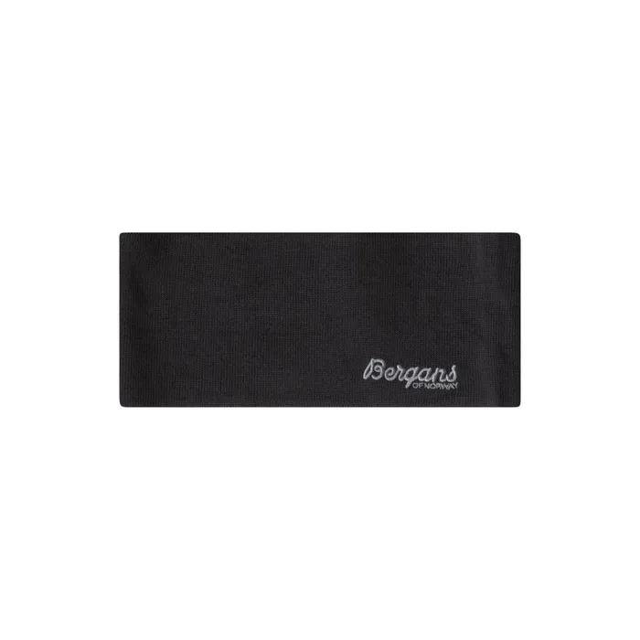 Women Bergans Of Norway Headband Allround Thin Merino Headband Dark Shadow Grey