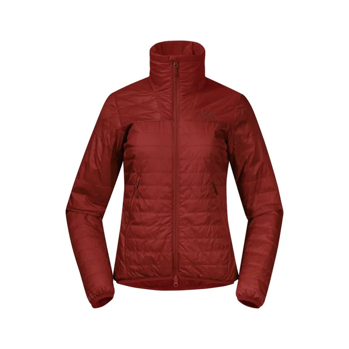 Women Bergans Of Norway Insulated Jackets Rros Light Insulated W Jacket Chianti Red