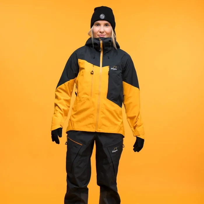 Women Bergans Of Norway Shell Jackets Y Mountainline Bold 3l Shell Jacket