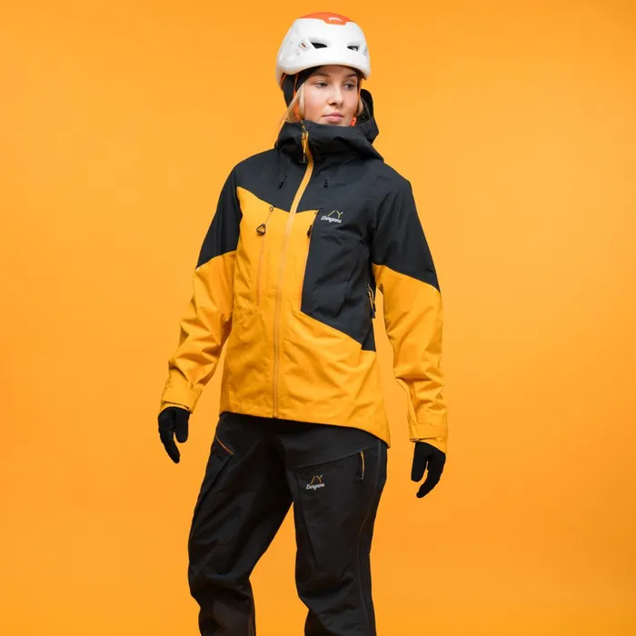 Women Bergans Of Norway Shell Jackets Y Mountainline Bold 3l Shell Jacket