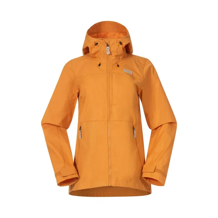 Women Bergans Of Norway Softshell Jackets Nordmarka Leaf Light Wind Jacket Golden Field