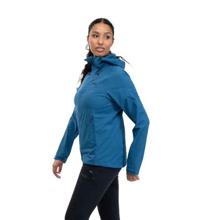 Women Bergans Of Norway Softshell Jackets Skar Light Windbreaker Jacket North Sea Blue